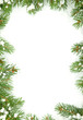 Christmas framework with snow Christmas framework with snow