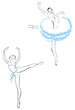 Two ballerinas