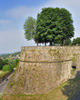 Bergamo, mura venete viste da Viale delle Mura