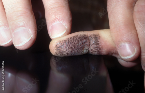 Photo: Kriminalität Symbolfoto Fingerabdruck Kriminalität Symbolfoto Fingerabdruck