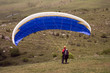 Parapendio blu
