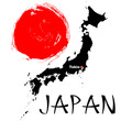 Japan theme illustration