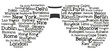 sunglasses design with cities' names