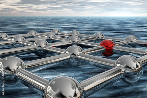 Illustration: 3D Rendering "Networking / Connection" 3D Rendering "Networking / Connection"