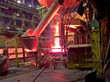 Photo: metallurgical works, industrial process metallurgical works, industrial process