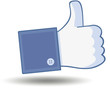 like icon blue