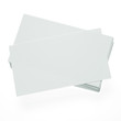 Stack of blank white business cards Stack of blank white business cards