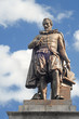 Bronze statue of Simon Stevin, mathematician, Bruges Bronze statue of Simon Stevin, mathematician, Bruges