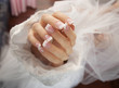 Bride hand closeup Bride hand closeup