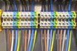 Foto: kabelklemmen - colored cable clamp kabelklemmen - colored cable clamp