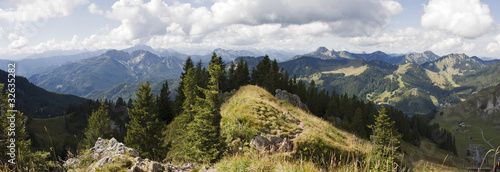 Foto: panorama von den bayrischen alpen panorama von den bayrischen alpen