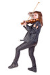 rocker woman with a viola