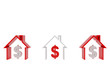Three houses