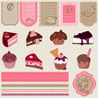 Photo en ligne au meilleur prix Dessert and Sweets design element Set - for scrapbook
