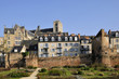 Remparts et vielles maisons du Mans en France Remparts et vielles maisons du Mans en France