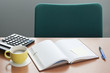 Photo: Several objects lying on the table in the conference room Several objects lying on the table in the conference room