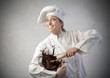 Preparing a cake