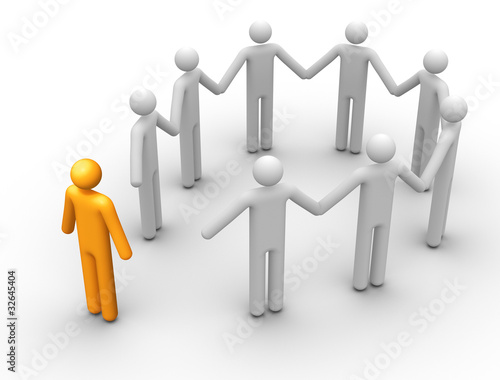 Illustration: Group of People Group of People