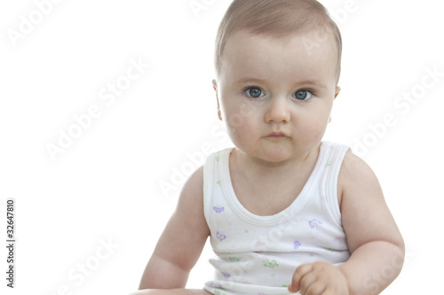 Cute Baby  on Cute Little Baby Boy On White Background    Damian Stoszko  32647810