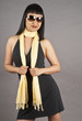 Photo: Asian Woman Wearing Sunglasses and Yellow Scarf Asian Woman Wearing Sunglasses and Yellow Scarf