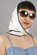 Photo: Asian Woman Wearing Sunglasses and Silk Scarf Asian Woman Wearing Sunglasses and Silk Scarf