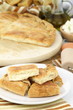 Homemade puff cheese pie with filo pastry Homemade puff cheese pie with filo pastry