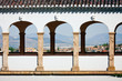 Arched gallery windows