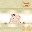 baby announcement card