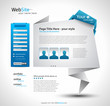 Origami Website Elegant Design