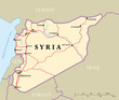Syrien Landkarte Syrien Landkarte