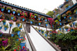 Escalera en un patio de Córdoba