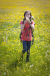 Mädchen mit Pusteblume Mädchen mit Pusteblume