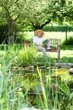 Im Garten entspannen