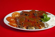 Turkish iskender kebab