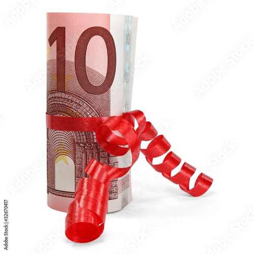 Photo: Eurogeschenk 10 Euro stehend Eurogeschenk 10 Euro stehend