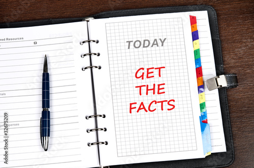 Photo: Get the facts message Get the facts message