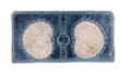 Leather money with heart pattern