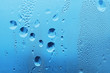 natural water drop on glass natural water drop on glass