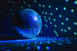 Disko mit Diskokugel und Lichtspiel