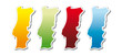 stickers in form of Portugal stickers in form of Portugal