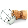 Champagnerkorken liegend mit Draht