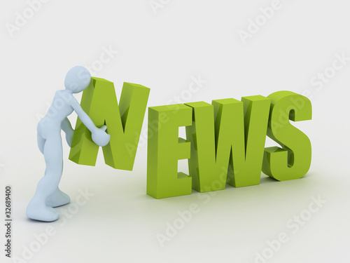 Illustration: news concept news concept