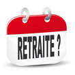 vecteur calendrier retraite