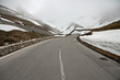A road through a winter landscape