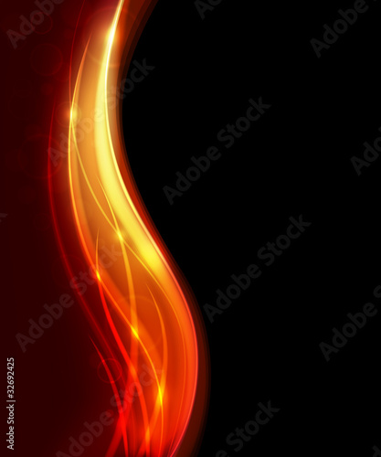 Vector: Soft burning curves abstraction. EPS10 Soft burning curves abstraction. EPS10