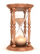 hourglass, sandglass, sand timer, sand clock
