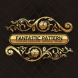 Vintage floral decor ornament pattern