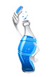 Fresh drink with bubbles