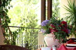 Flower decoration Resort hotel Denia Spain