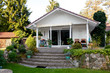 Garten im Sommer